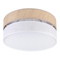 LED Ceiling Light SIRJA BOHO LED/20W/230V 4000K Ø 35 cm Beige/White