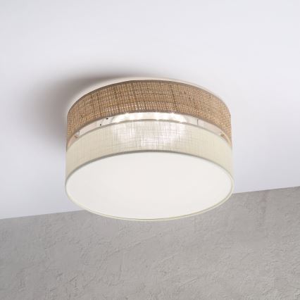SIRJA BOHO LED Ceiling Light / 20W / 230V / 4000K / dia. 35 cm / beige/cream