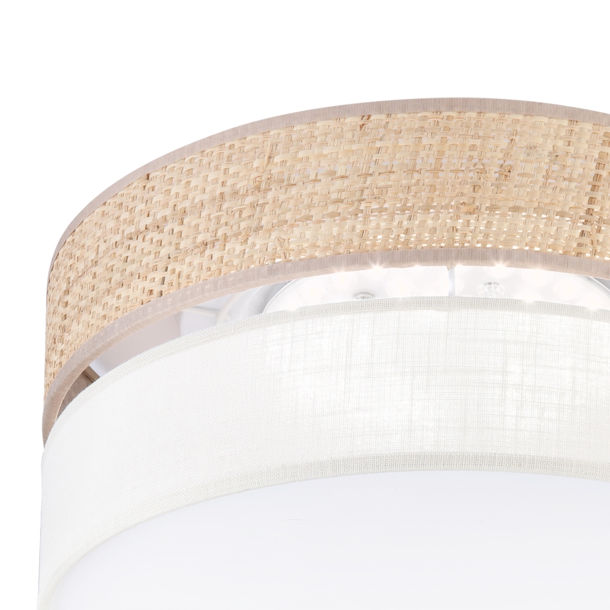 SIRJA BOHO LED Ceiling Light / 20W / 230V / 4000K / dia. 35 cm / beige/cream