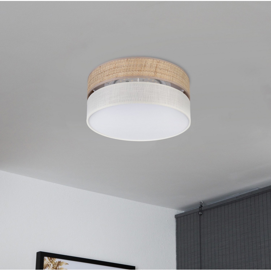 LED Ceiling Light SIRJA BOHO LED/20W/230V 4000K Ø 35 cm Beige/White