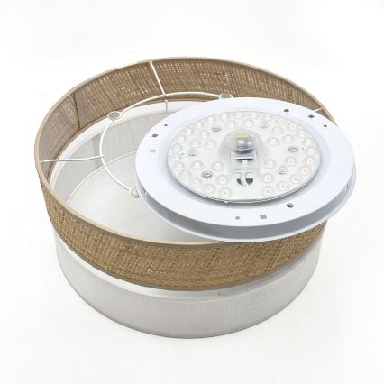 LED Ceiling Light SIRJA BOHO LED/20W/230V 4000K Ø 35 cm Beige/White