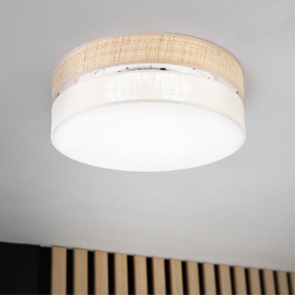 LED Ceiling Light SIRJA BOHO LED/36W/230V 4000K diam. 45 cm Beige/Cream