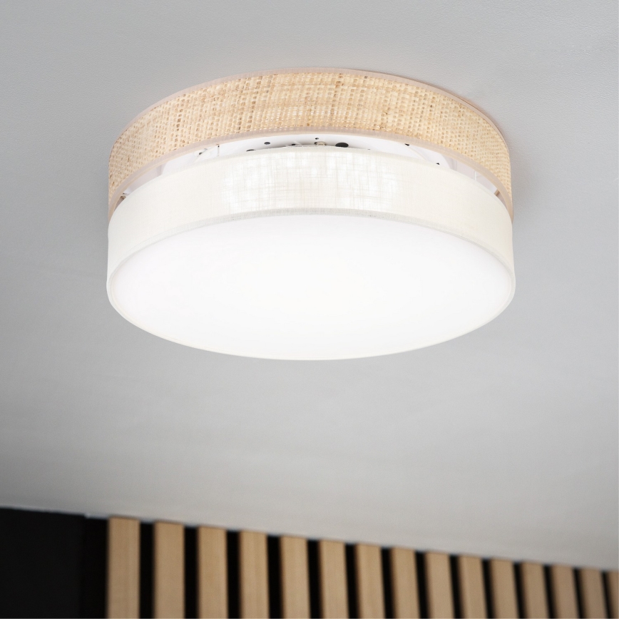 LED Ceiling Light SIRJA BOHO LED/36W/230V 4000K diam. 45 cm Beige/Cream