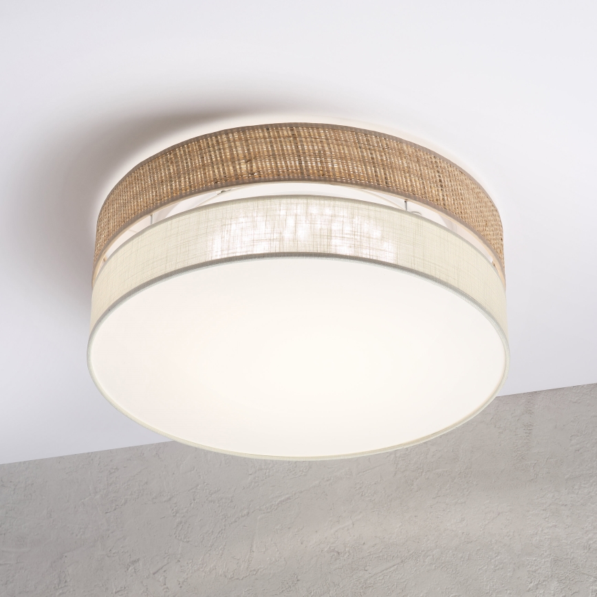 LED Ceiling Light SIRJA BOHO LED/36W/230V 4000K diam. 45 cm Beige/Cream