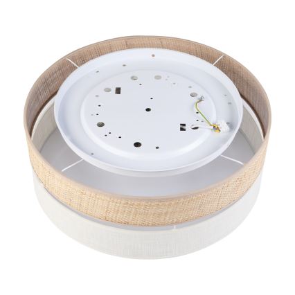 LED Ceiling Light SIRJA BOHO LED/36W/230V 4000K diam. 45 cm Beige/Cream