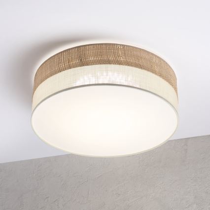 LED Ceiling Light SIRJA BOHO LED/36W/230V 4000K, Ø 45 cm, Beige/Cream