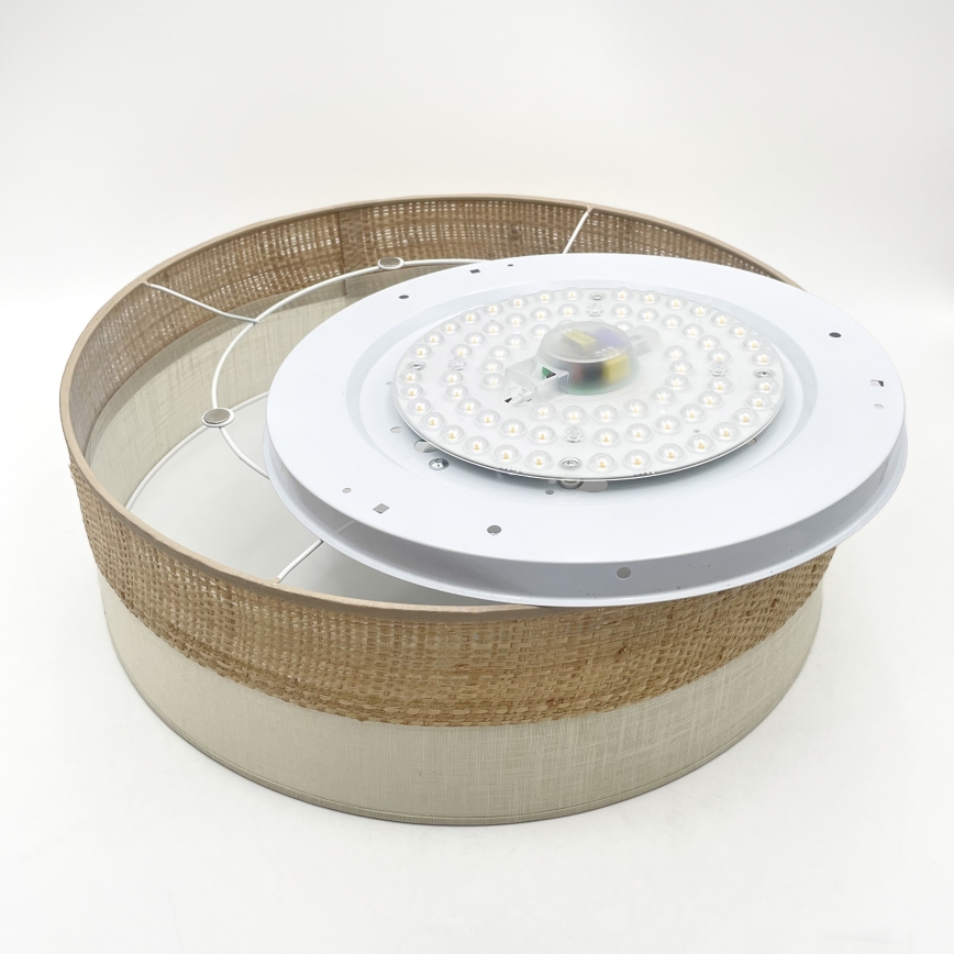 LED Ceiling Light SIRJA BOHO LED/36W/230V 4000K, Ø 45 cm, Beige/Cream