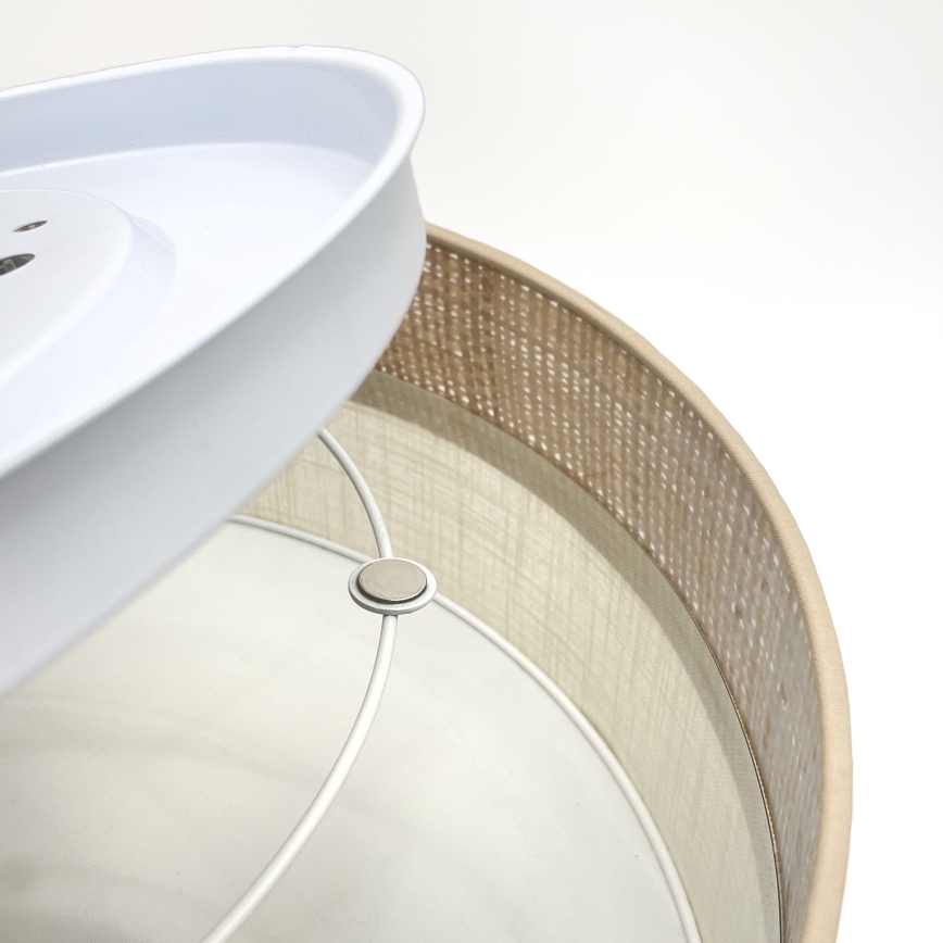 LED Ceiling Light SIRJA BOHO LED/36W/230V 4000K, Ø 45 cm, Beige/Cream