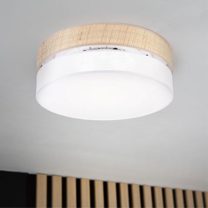 LED Ceiling Light SIRJA BOHO LED/36W/230V 4000K dia. 45 cm beige/white
