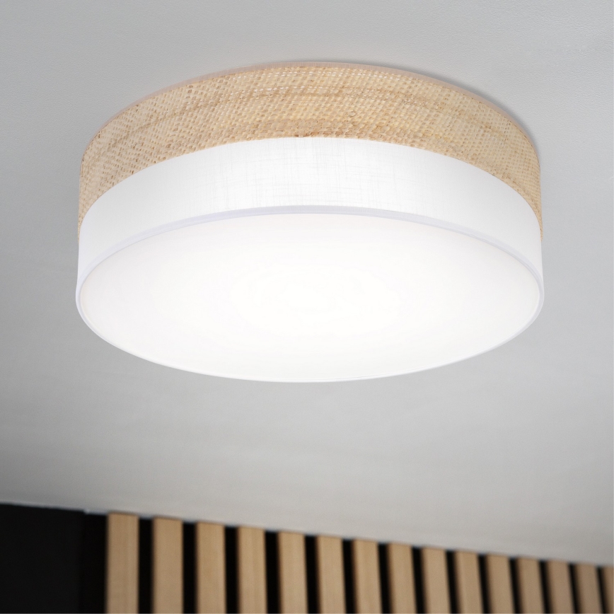 SIRJA BOHO LED Ceiling Light 36W/230V 4000K Ø 45 cm Beige/White