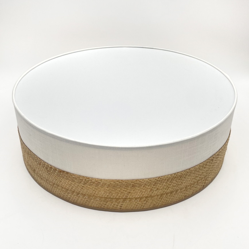 SIRJA BOHO LED Ceiling Light 36W/230V 4000K Ø 45 cm Beige/White