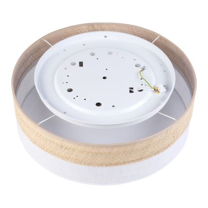 SIRJA BOHO LED Ceiling Light 36W/230V 4000K Ø 45 cm Beige/White