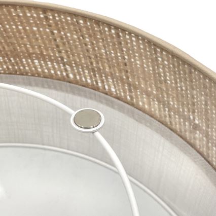 SIRJA BOHO LED Ceiling Light 36W/230V 4000K Ø 45 cm Beige/White