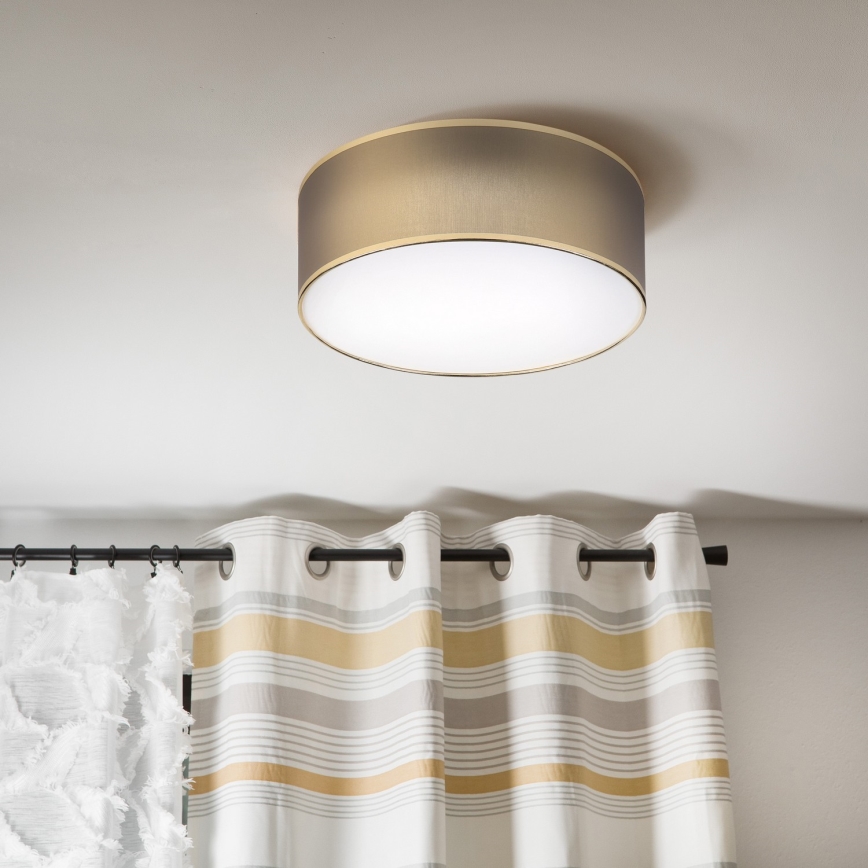 LED Ceiling Light SIRJA LED/20W/230V 4000K Ø 35 cm Brown/Gold