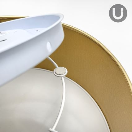 LED Ceiling Light SIRJA LED/20W/230V 4000K Ø 35 cm Brown/Gold