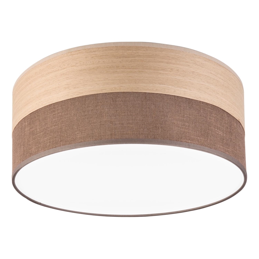 LED Ceiling light SIRJA WOOD LED/20W/230V d. 35 cm brown/oak