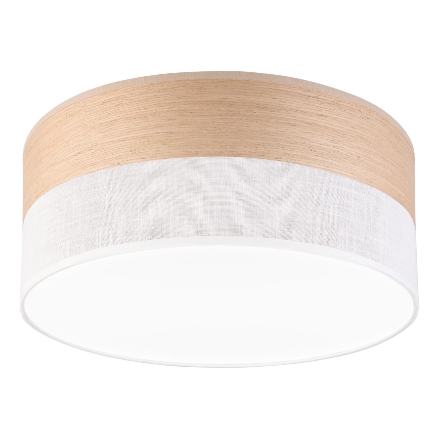 LED Ceiling light SIRJA WOOD LED/20W/230V d. 35 cm white/oak
