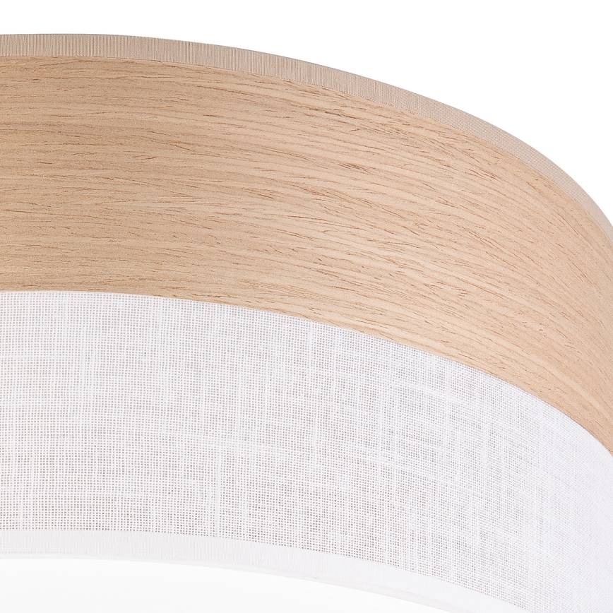 LED Ceiling light SIRJA WOOD LED/20W/230V d. 35 cm white/oak