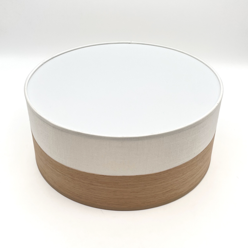 LED Ceiling light SIRJA WOOD LED/20W/230V d. 35 cm white/oak