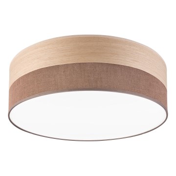 LED Ceiling light SIRJA WOOD LED/36W/230V d. 45 cm brown/oak