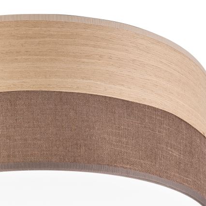 LED Ceiling light SIRJA WOOD LED/36W/230V d. 45 cm brown/oak