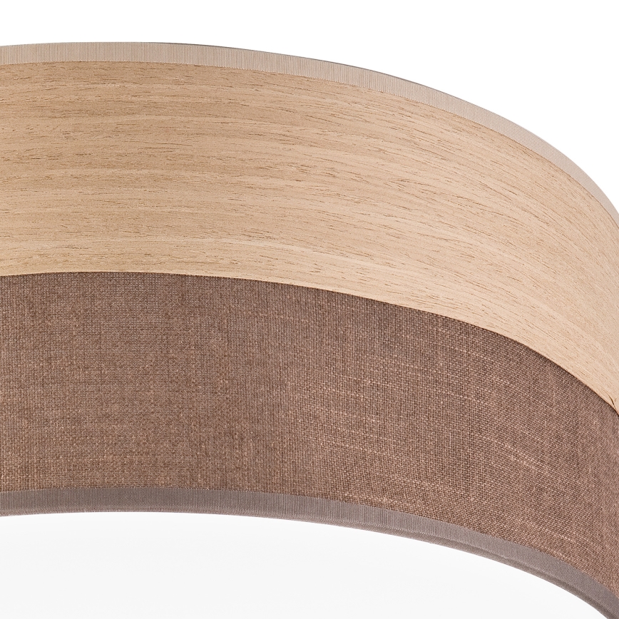 LED Ceiling light SIRJA WOOD LED/36W/230V d. 45 cm brown/oak