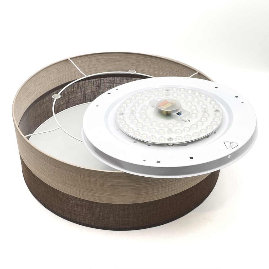 LED Ceiling light SIRJA WOOD LED/36W/230V d. 45 cm brown/oak