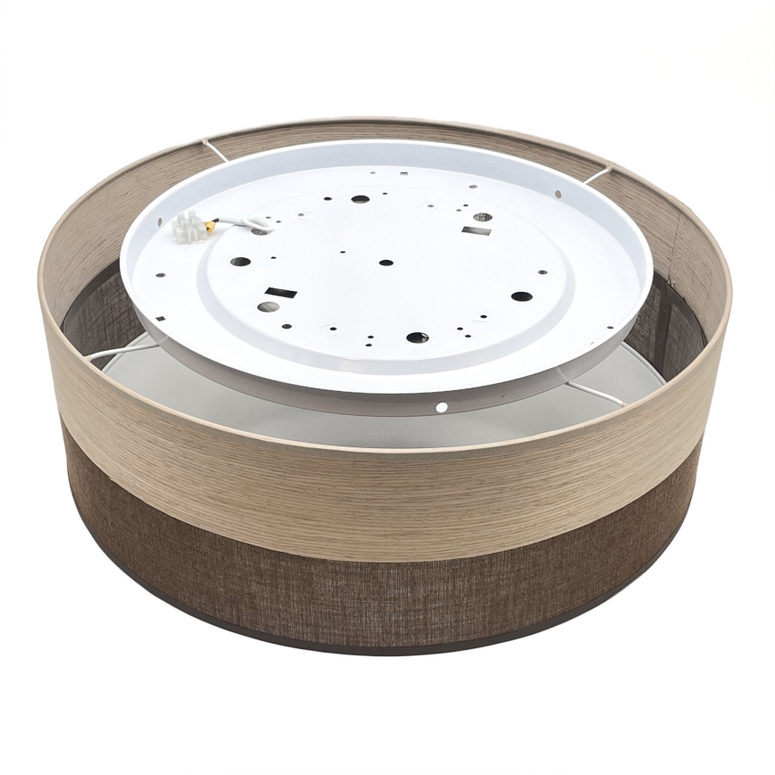 LED Ceiling light SIRJA WOOD LED/36W/230V d. 45 cm brown/oak