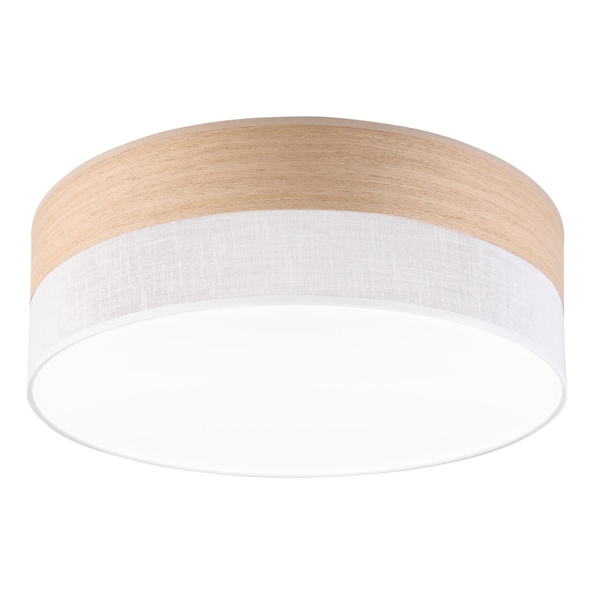 LED Ceiling light SIRJA WOOD LED/36W/230V d. 45 cm white/oak