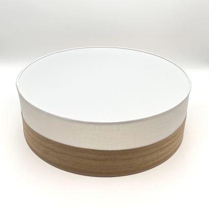 LED Ceiling light SIRJA WOOD LED/36W/230V d. 45 cm white/oak