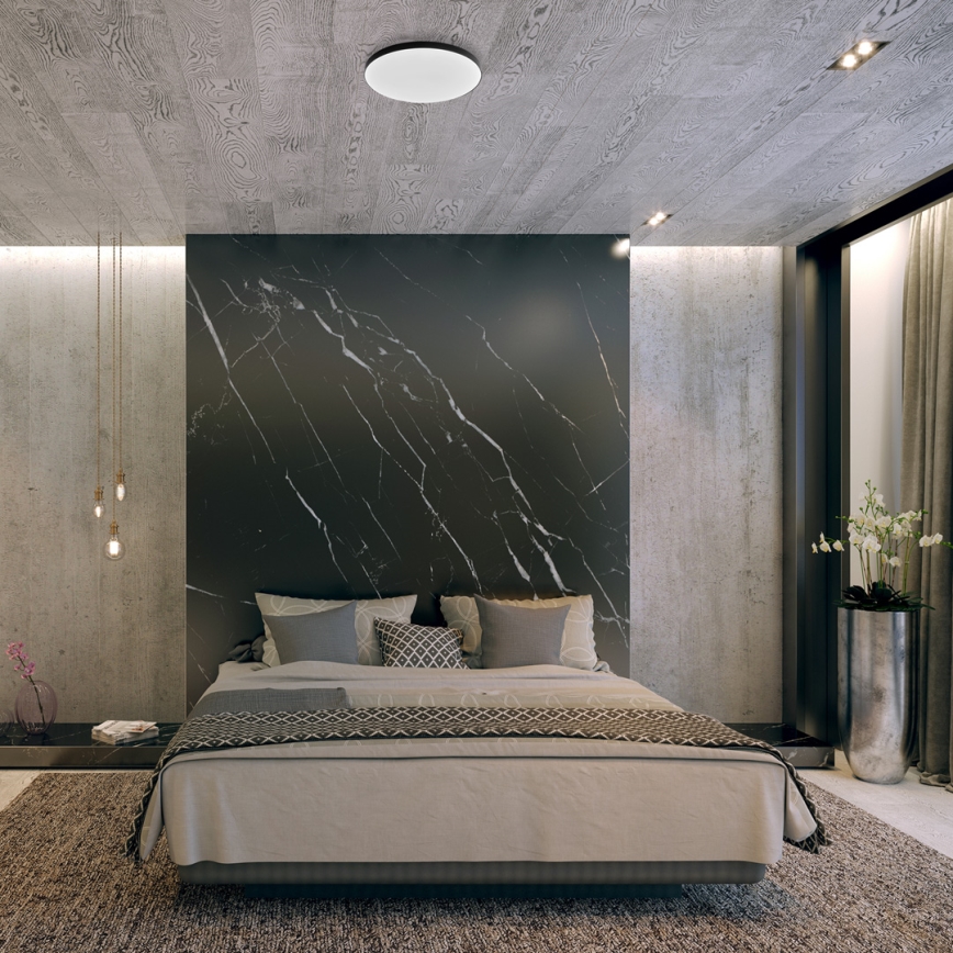 LED Ceiling light SLIMI LED/24W/230V IP40 black