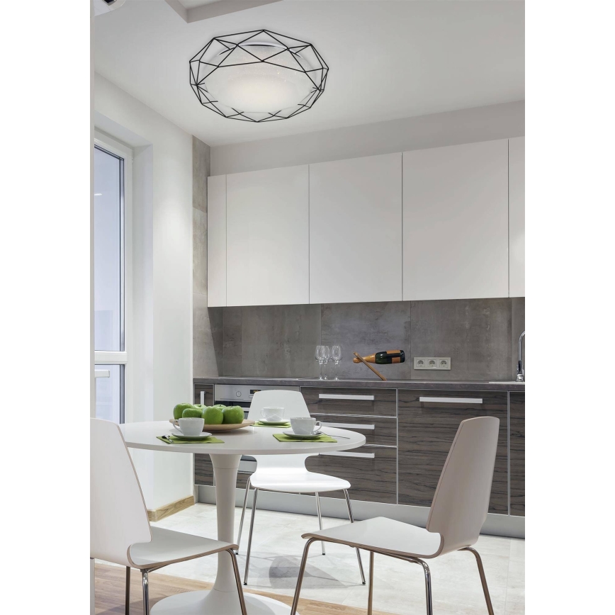 LED Ceiling light SVEN LED/24/230V black