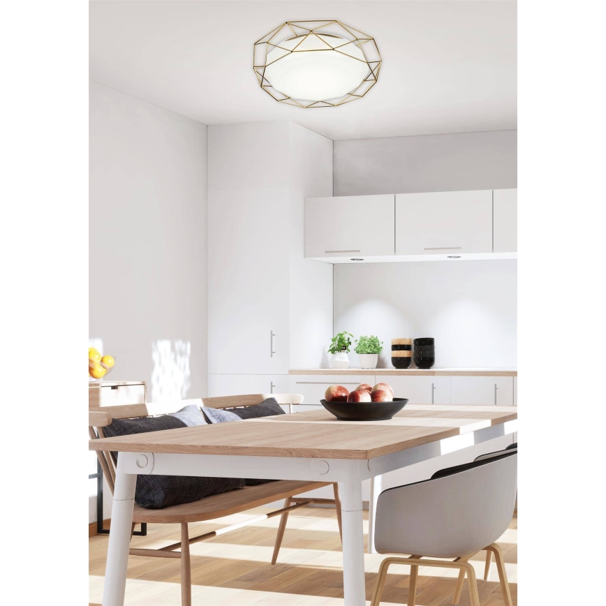 LED Ceiling light SVEN LED/24/230V gold