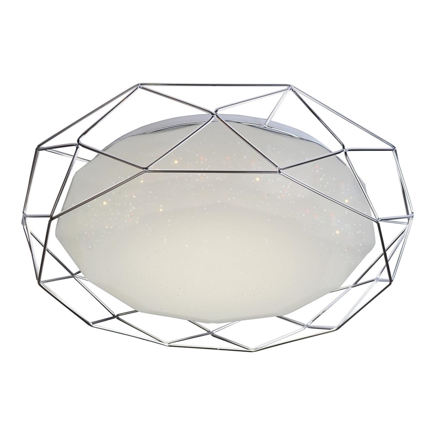 LED Ceiling light SVEN LED/24W/230V d. 43 cm shiny chrome