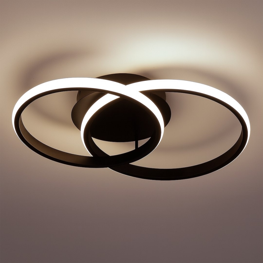 LED Ceiling Light TITANO LED/12W/230V Black