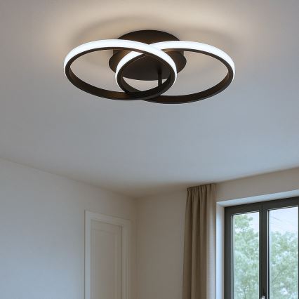 LED Ceiling Light TITANO LED/12W/230V Black