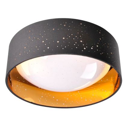 LED Ceiling light TULUZA LED/18W/230V d. 32 cm black
