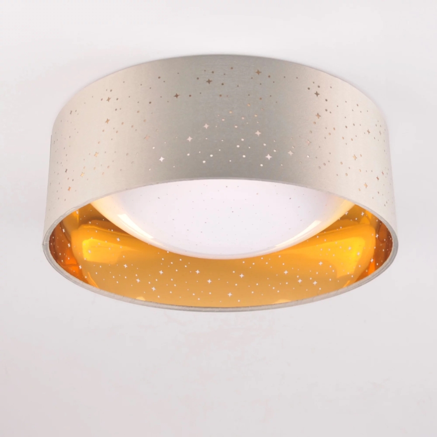 LED Ceiling light TULUZA LED/18W/230V d. 32 cm brown
