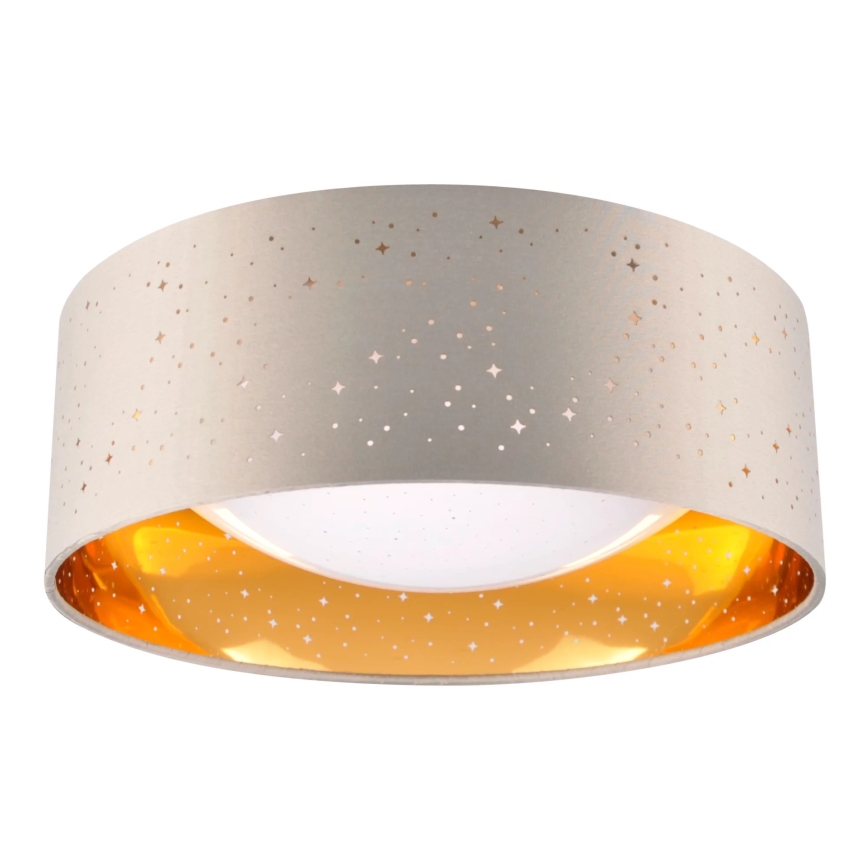 LED Ceiling light TULUZA LED/18W/230V d. 32 cm brown