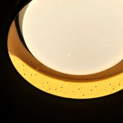 LED Ceiling light TULUZA LED/18W/230V d. 32 cm brown