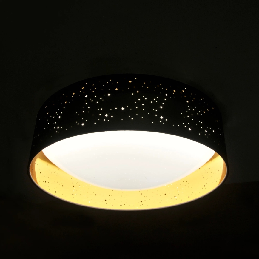 LED Ceiling light TULUZA LED/24W/230V d. 40 cm black