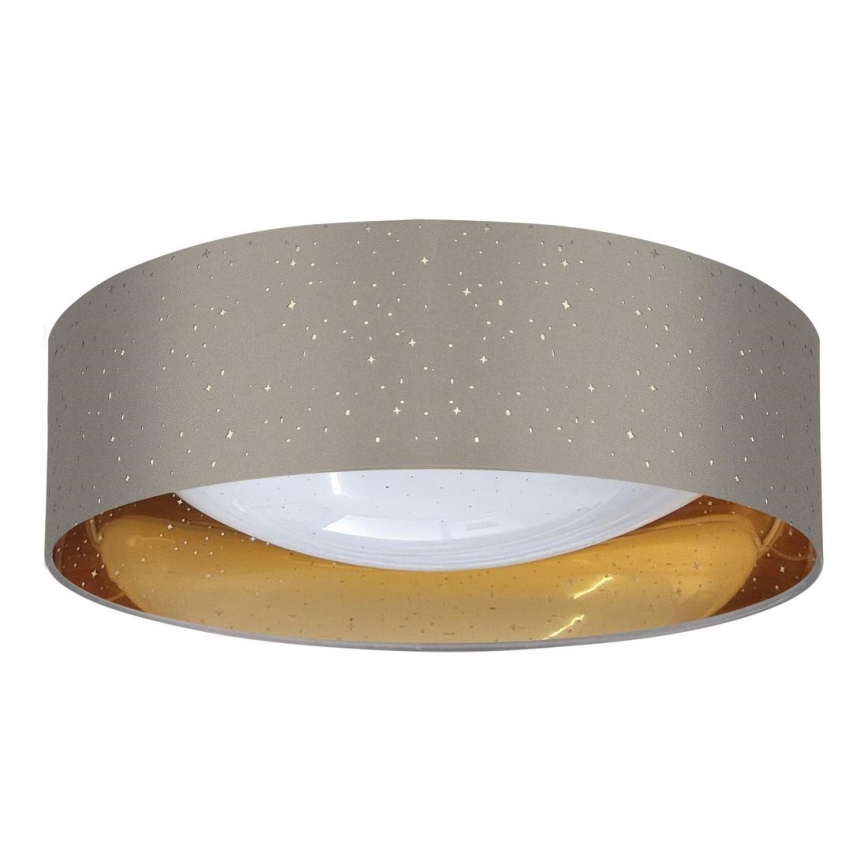 LED Ceiling light TULUZA LED/24W/230V d. 40 cm brown
