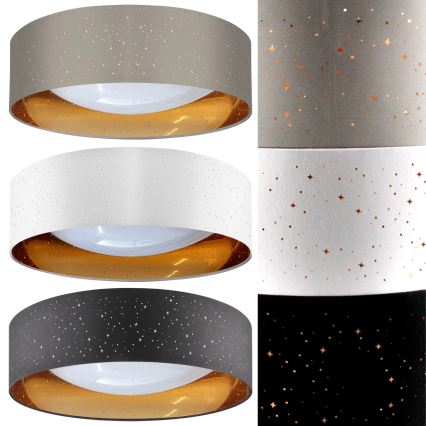 LED Ceiling light TULUZA LED/24W/230V d. 40 cm brown