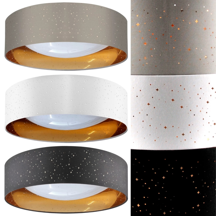 LED Ceiling light TULUZA LED/24W/230V d. 40 cm brown