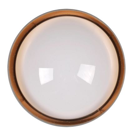 LED Ceiling light TULUZA LED/24W/230V d. 40 cm brown