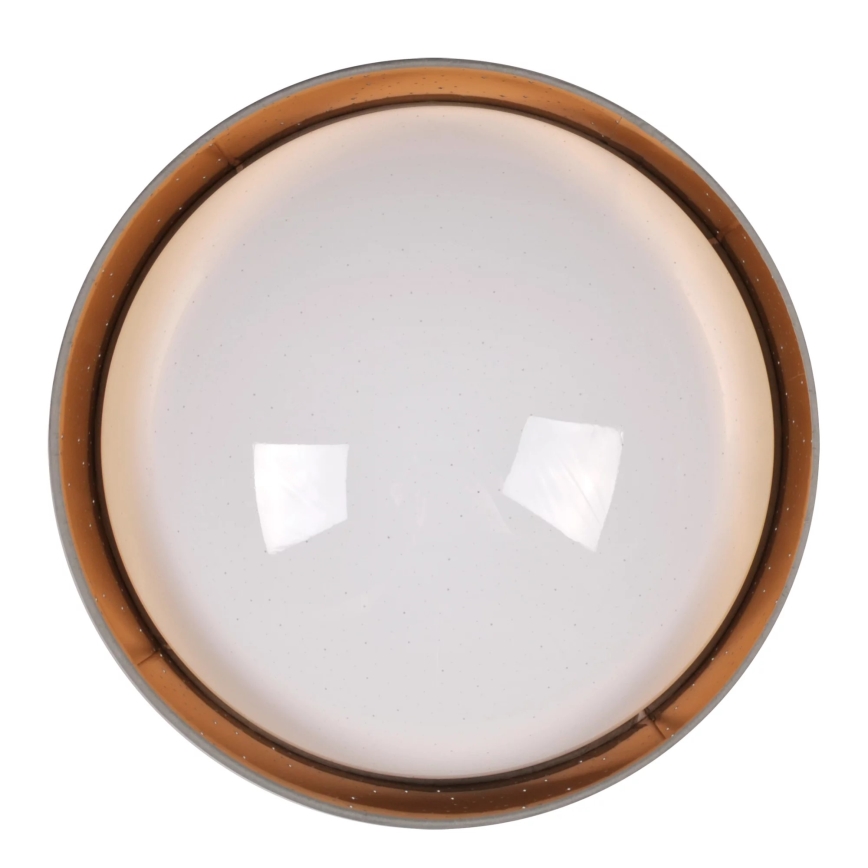 LED Ceiling light TULUZA LED/24W/230V d. 40 cm brown