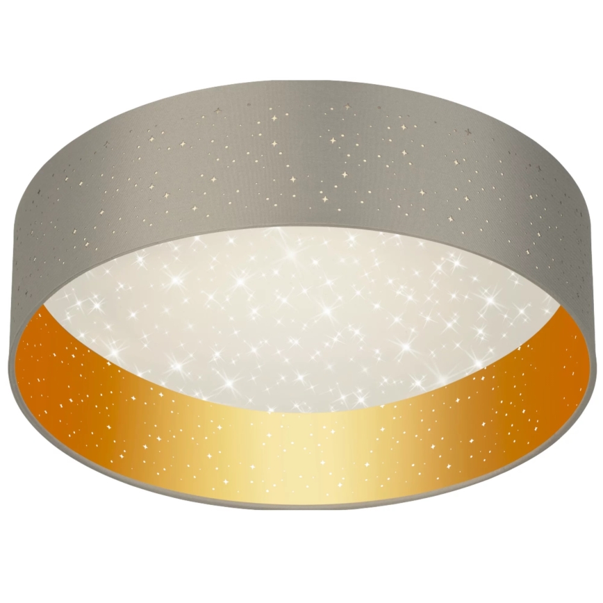 LED Ceiling light TULUZA LED/24W/230V d. 40 cm brown