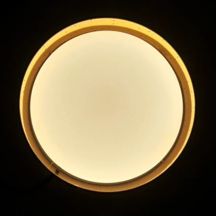 LED Ceiling light TULUZA LED/24W/230V d. 40 cm brown