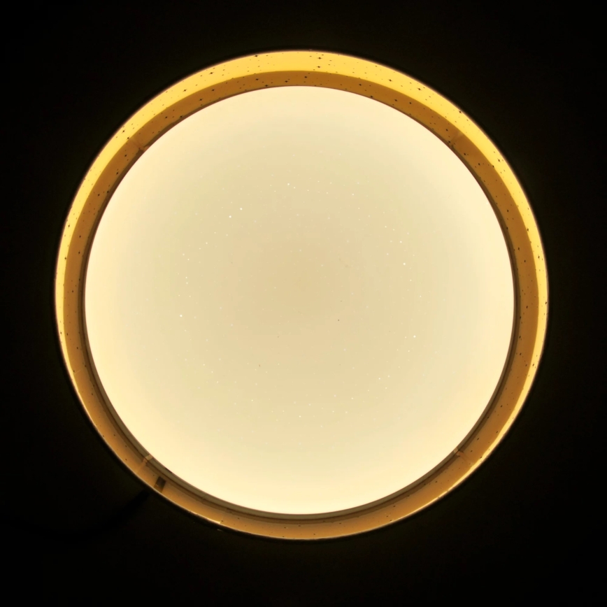 LED Ceiling light TULUZA LED/24W/230V d. 40 cm brown