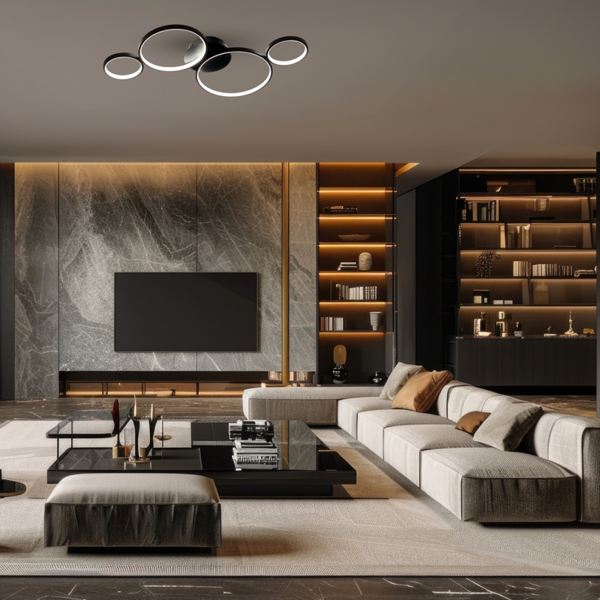 LED Ceiling light UNIVERSE LED/30W/230V black